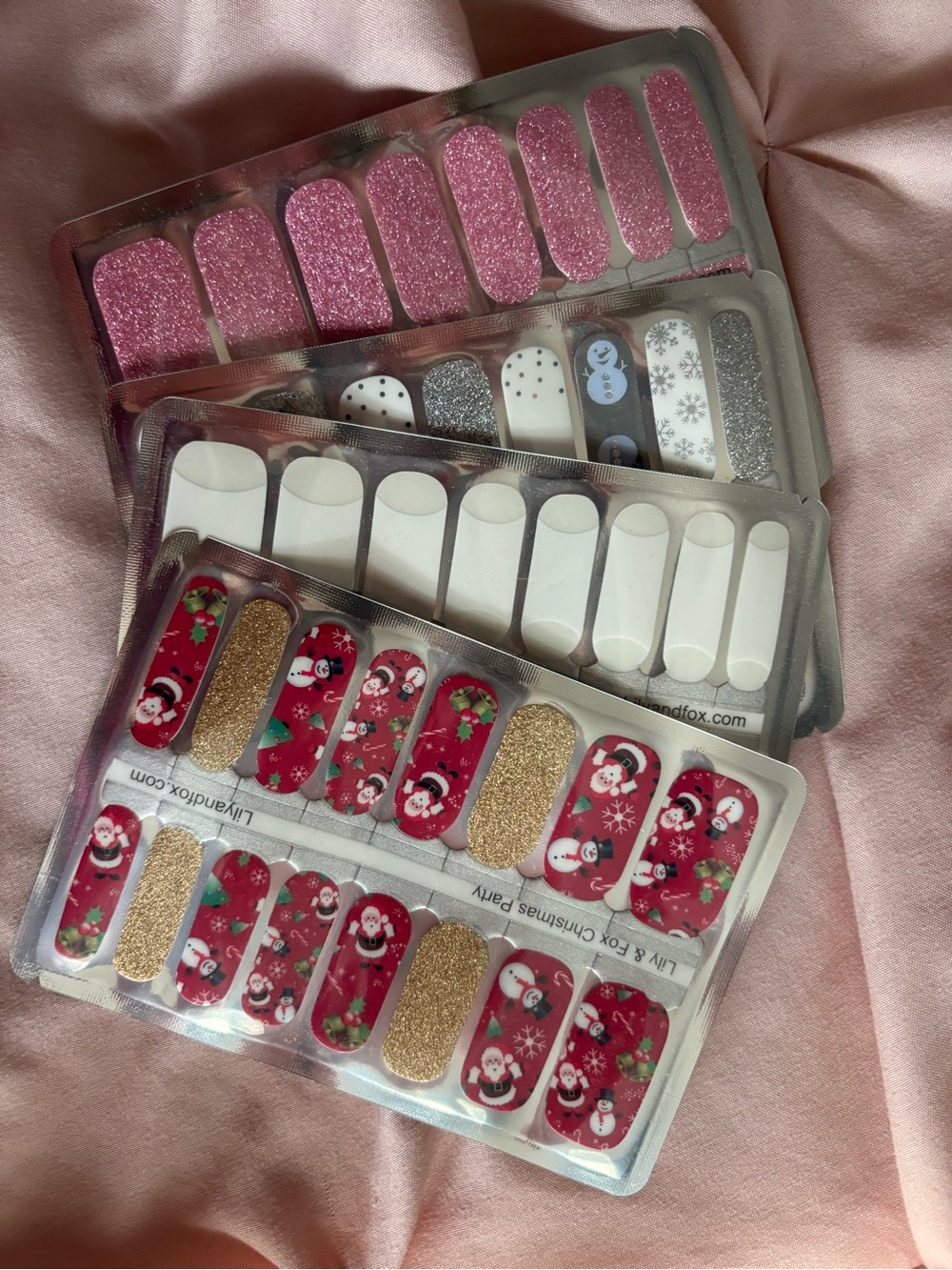 Lily and Fox nail stickers